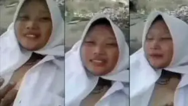 Ngewe Gadis SMA di Batu Sungai Jembut Lebat Becek Banjir